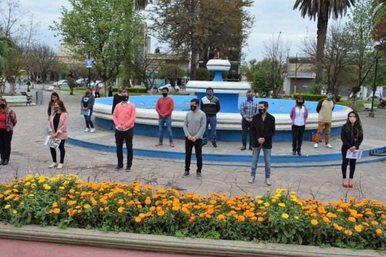 Actos conmemorativos en plaza San Martín